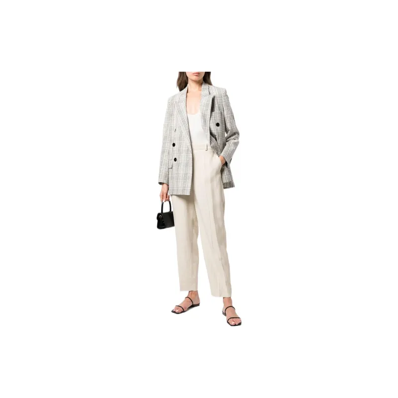 TOTEME Tapered Linen Trousers-1