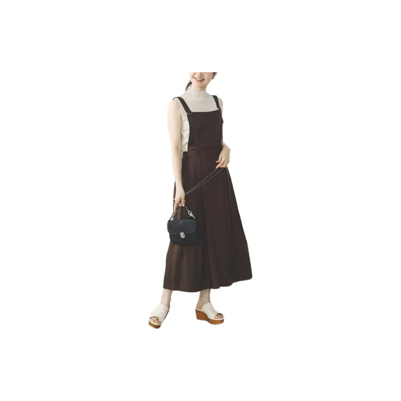 Beams Slip Dresses Women's Mocha-1