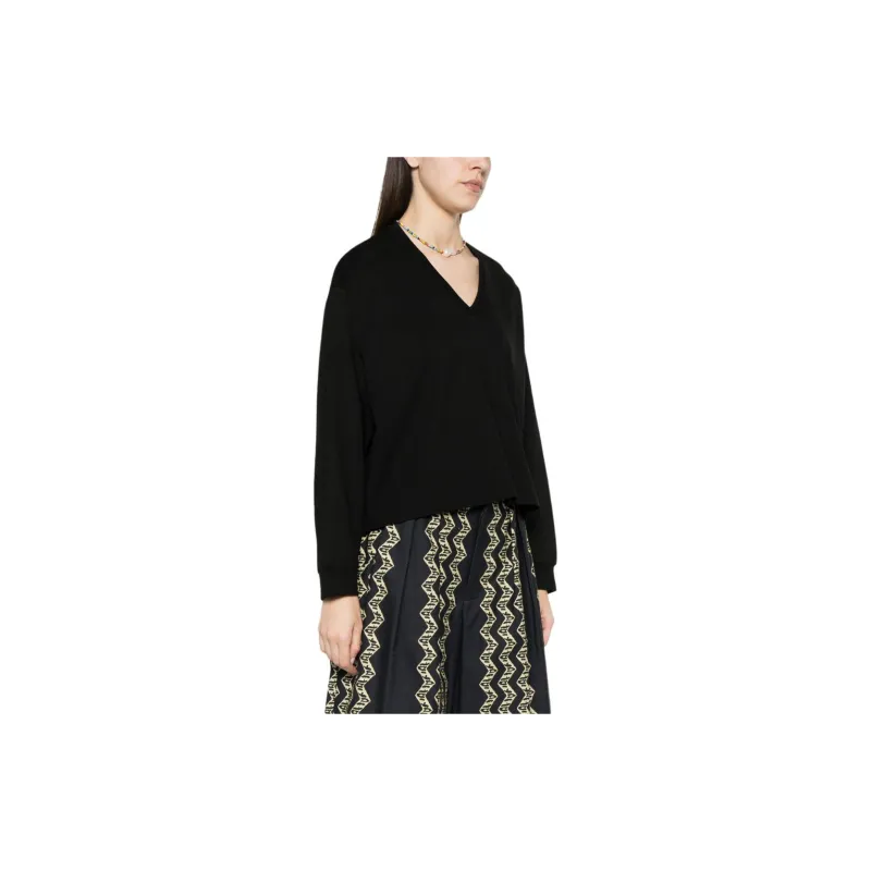 BIMBA Y LOLA Drop Shoulder Sleeve T-Shirt Women's Black-3
