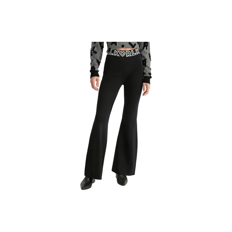 KARL LAGERFELD FW23 Casual Pants Women's Black-3