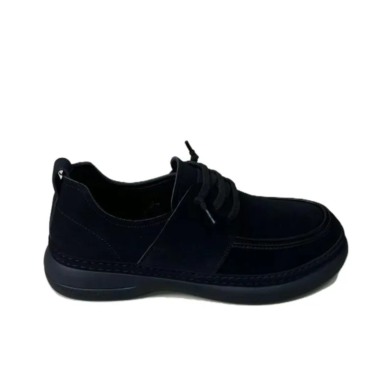 Mo Xu Men's Casual Shoes Men Low Top Black-4