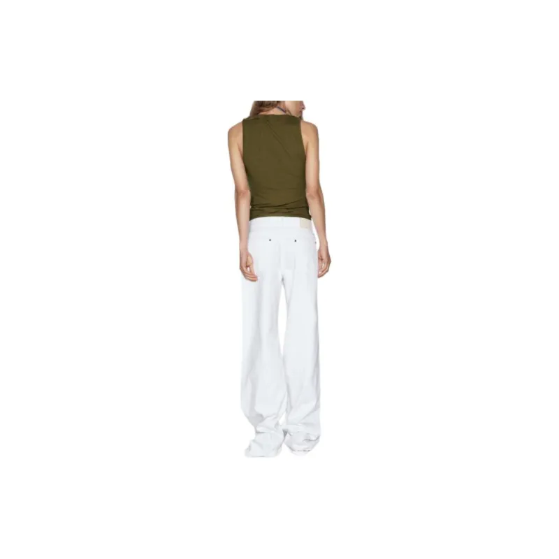 ZARA Tank Tops Women's Green-2