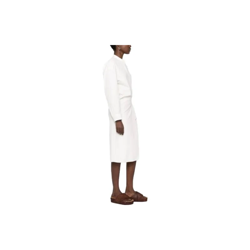 Lemaire Twist-detail Midi Shirtdress-3