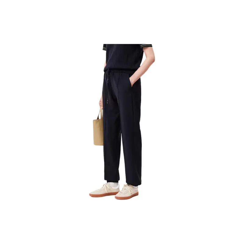 LACOSTE Casual Pants Women's Black-3