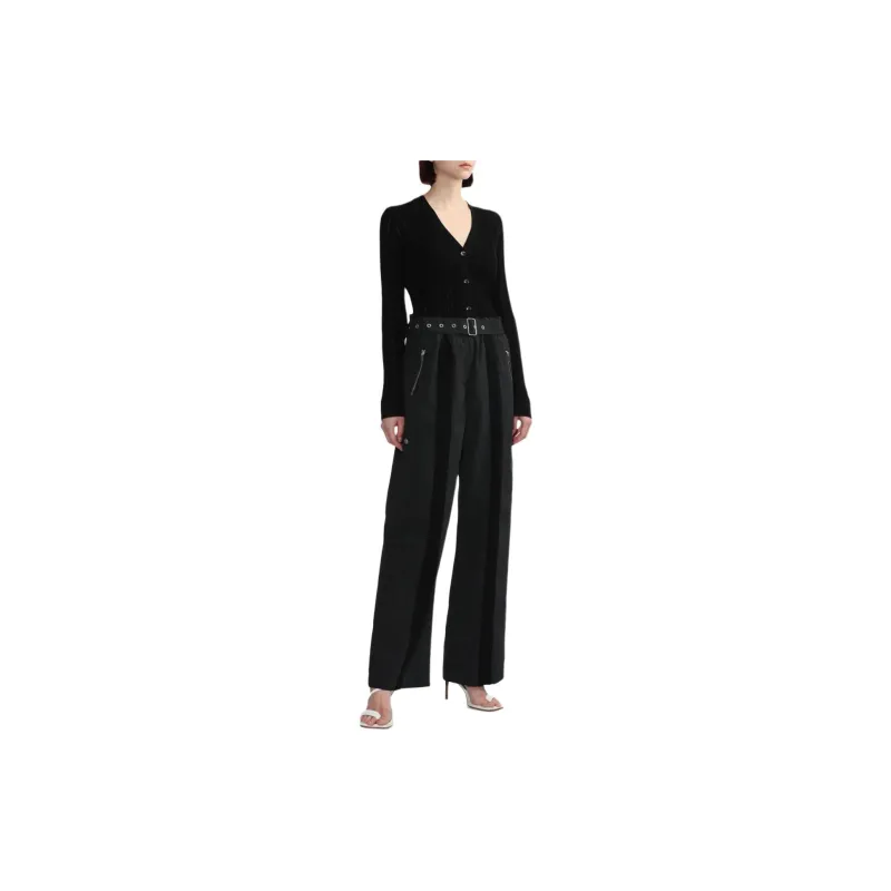 3.1 Phillip Lim High waisted Wide leg Belted Trousers-2