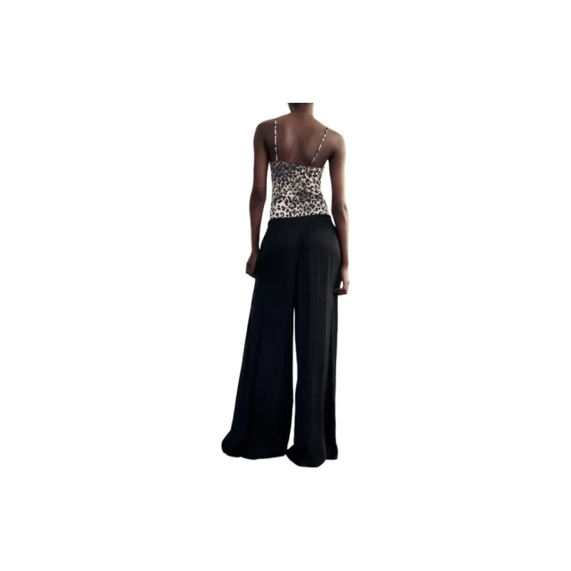 ZARA Casual Pants Women's Black-3