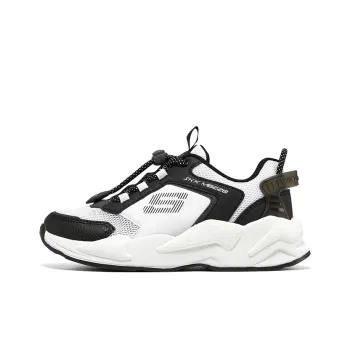 Skechers Ultrasurge Slip Resistant Cushioning Abrasion Resistant Low Top Kids' Running Shoes White Black Teenagers