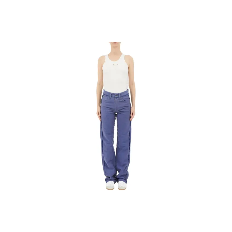 Maison Margiela Distressed Straight leg Jeans-2