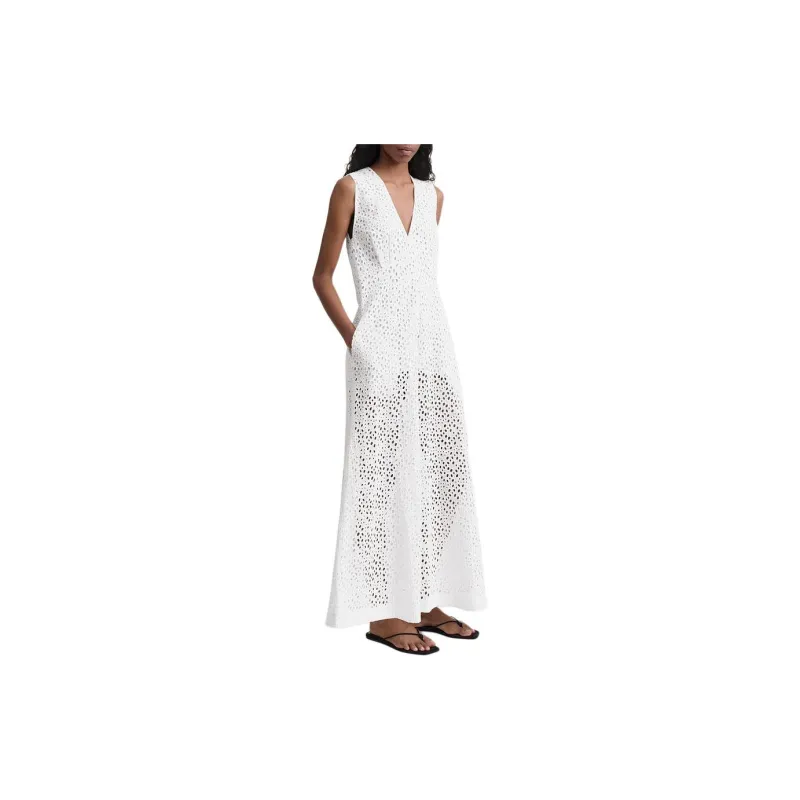 TOTEME Sleeveless Dresses Women's White-2
