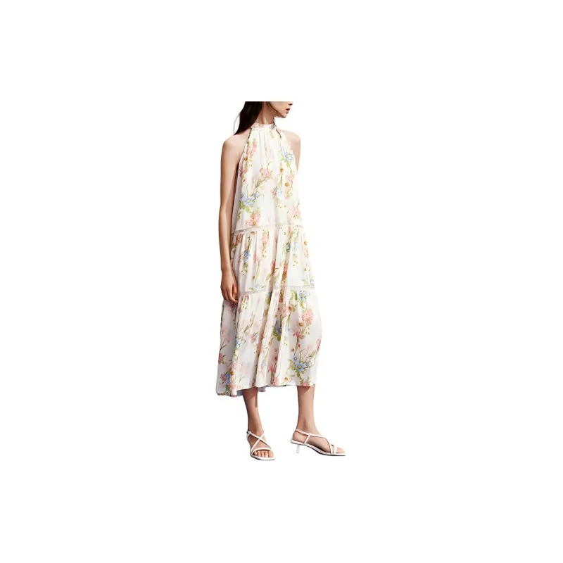 PEACEBIRD x Daria Song Sleeveless Dress Women's Multicolor Pattern-1