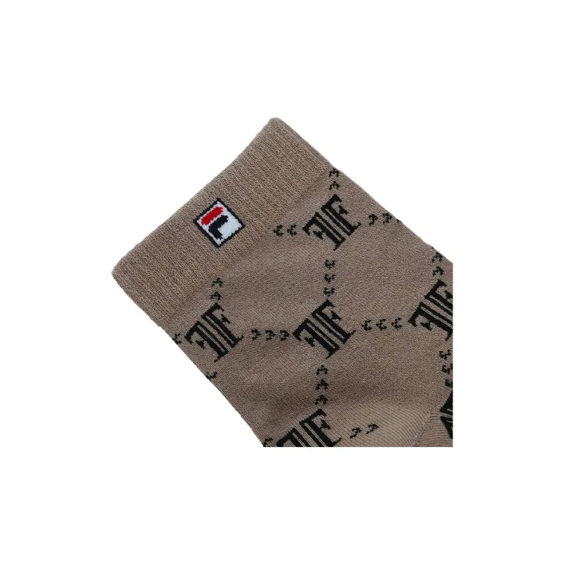 FILA Mid Calf Socks Women's 1 Pack Wheat Camel Khaki-3