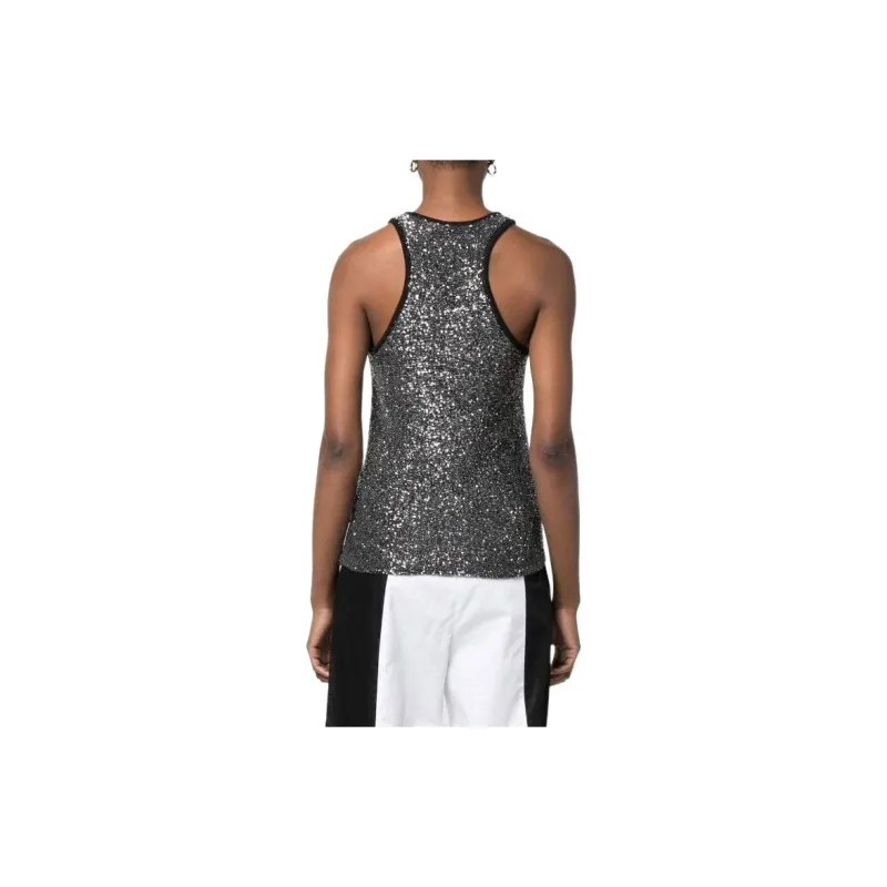 Fabiana Filippi Sequin Embellished Tank Top-3