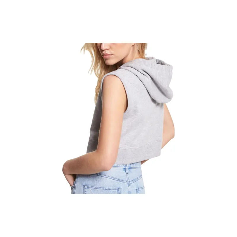 MICHAEL KORS Crop Tops Women's Gray-2