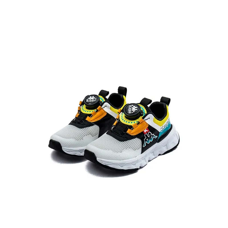 KAPPA KIDS Slip Resistant, Breathable, Lightweight Low Top Kids' Running Shoes White Black Kids'-2