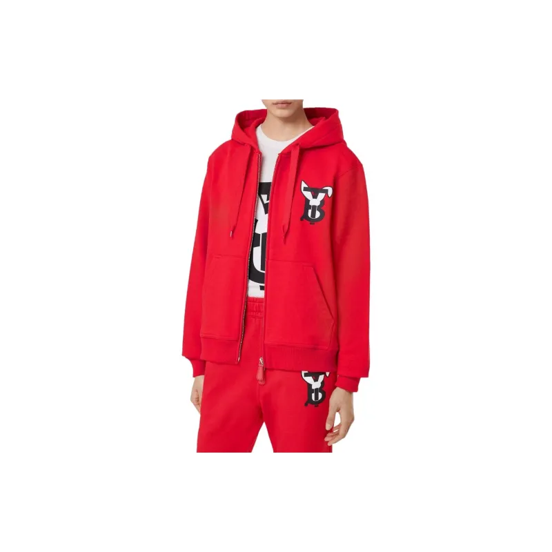 Burberry SS23 The Year Of The Rabbit Sweatshirts Women's Red-3