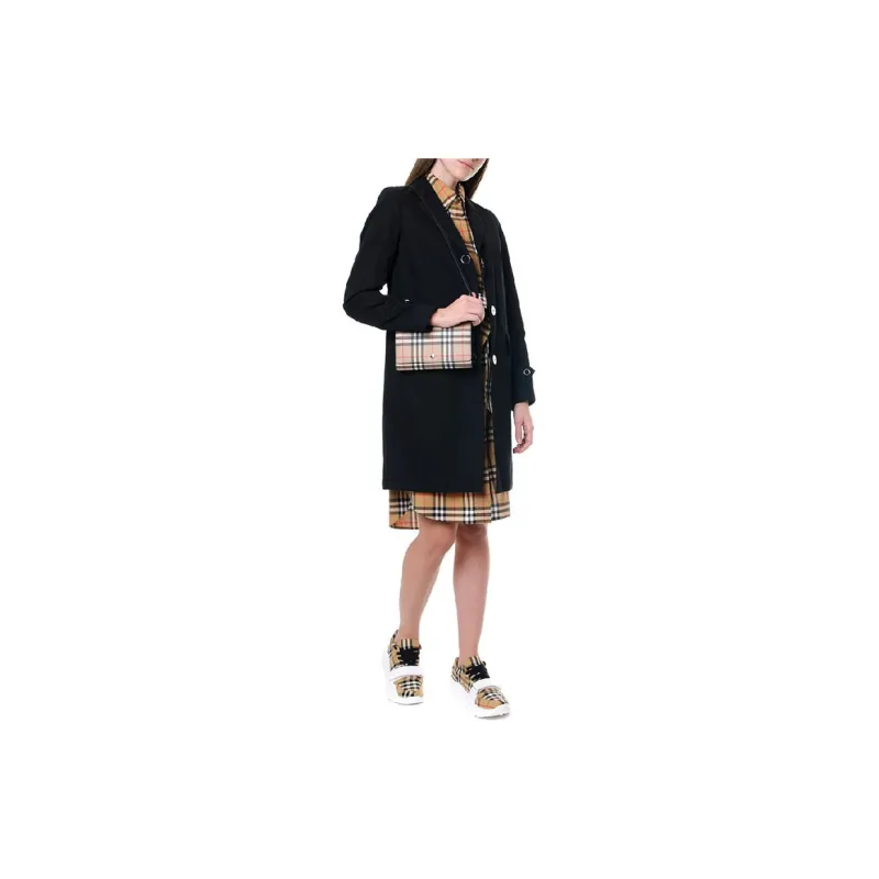 Burberry Coats Women's Black-2