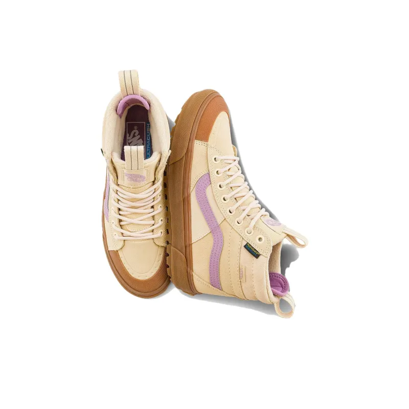 Vans MTE Sk8 Hi Anti Slip Wear Resistant High Top Trekking Shoes Women's Ecru-2