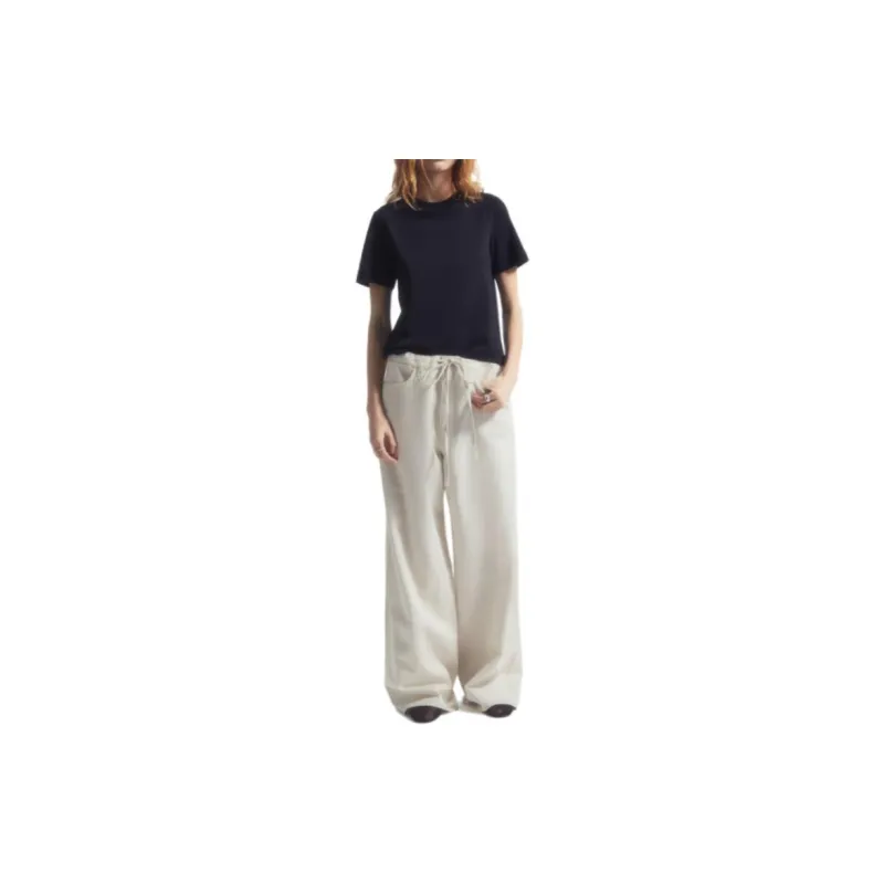 COS T-Shirt Women's Deep Navy Blue-1