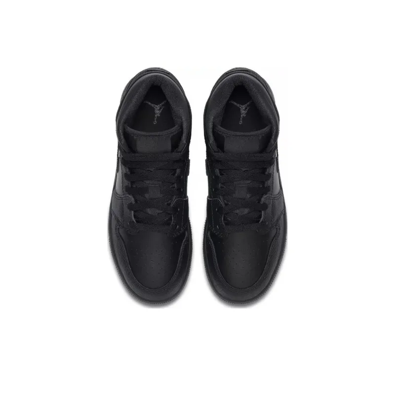 Jordan 1 Mid Triple Black GS-6