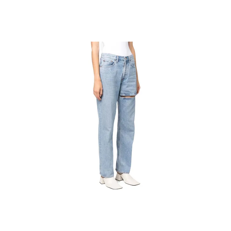 AGOLDE Lana Slice Jean 'Clash'-2