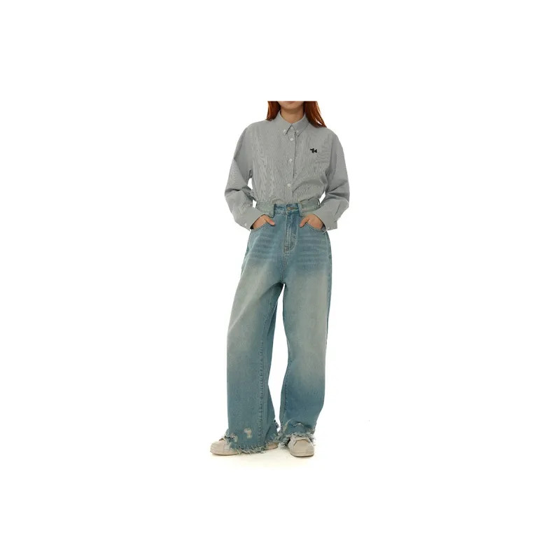 BETWEENAND Straight Jeans Women's-6