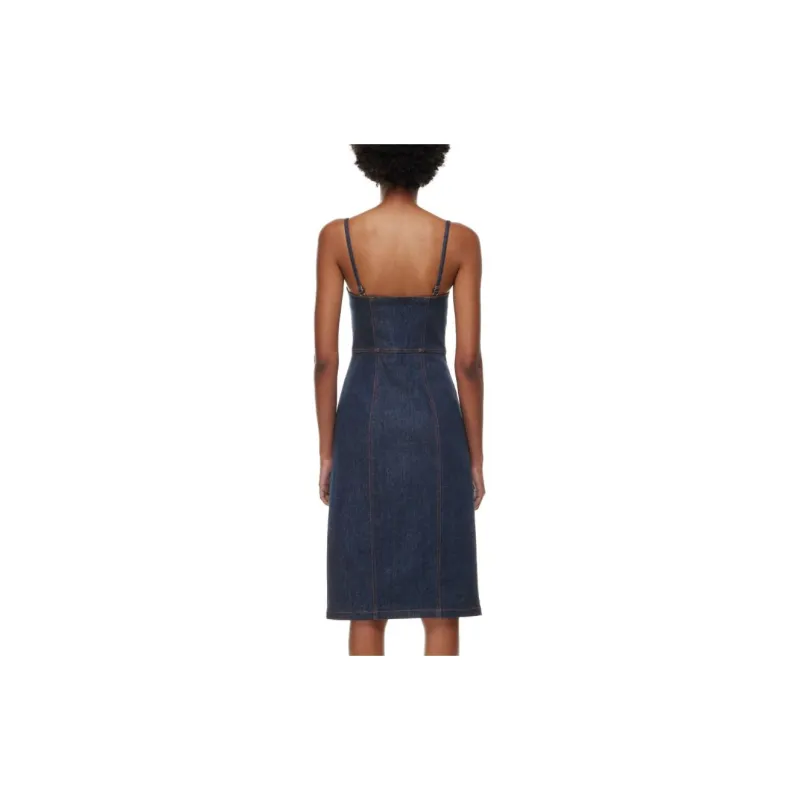 ARITZIA Slip Dresses Women's Dark Blue/under Pressure-3