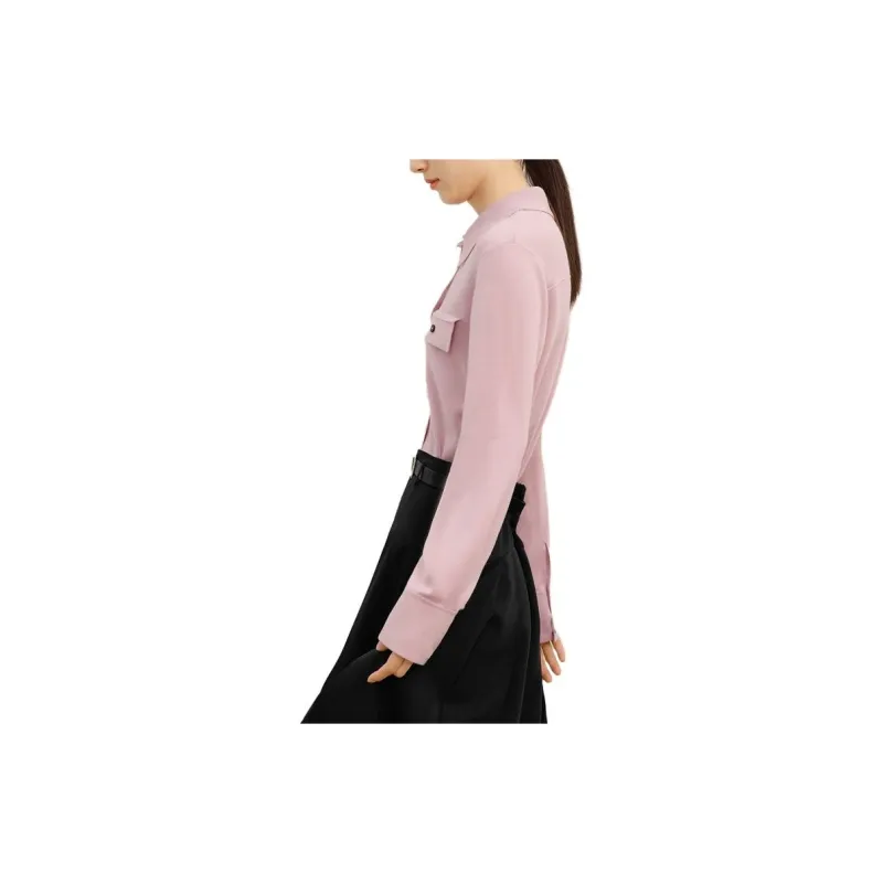 JZ Juzui Ecru Plain Black Pink Women's-7