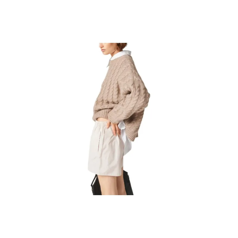 MIU MIU Casual Shorts Women's Light Pink-3