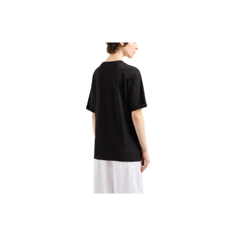 ARMANI EXCHANGE SS24 T Shirt Women's Black-4