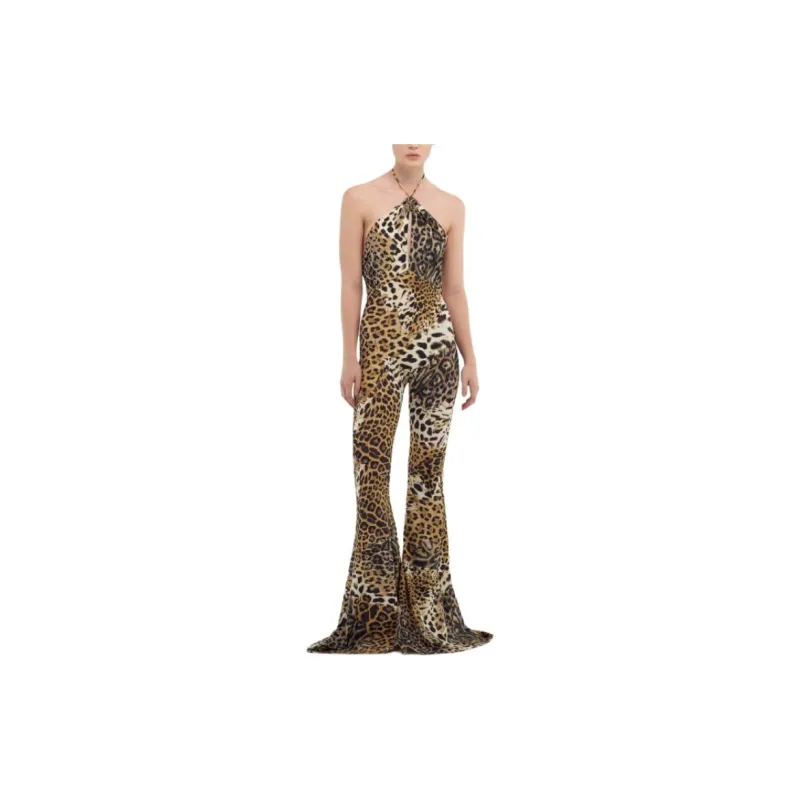 Roberto Cavalli Leopard print Flared Jeans-1