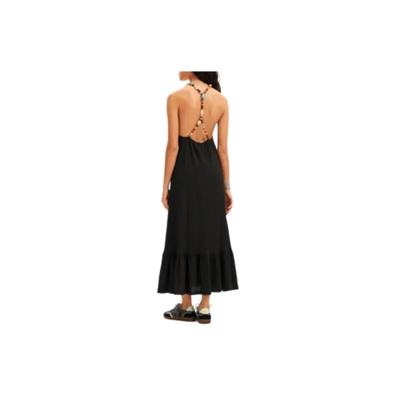 Desigual Slip Dress Women's Black-2