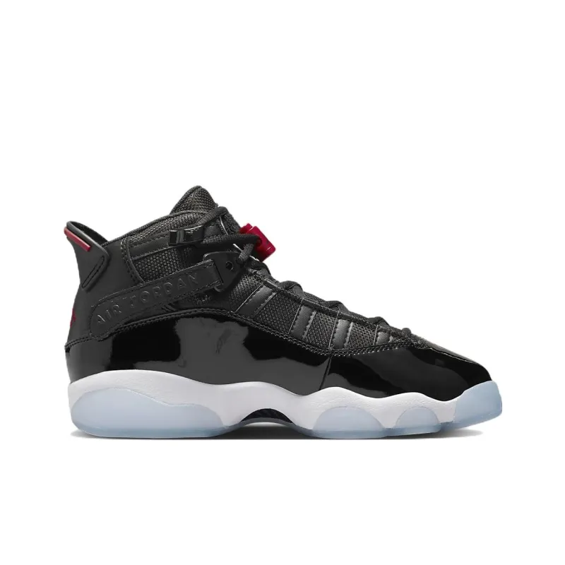 Jordan 6 Rings Black White Gym Red GS-1