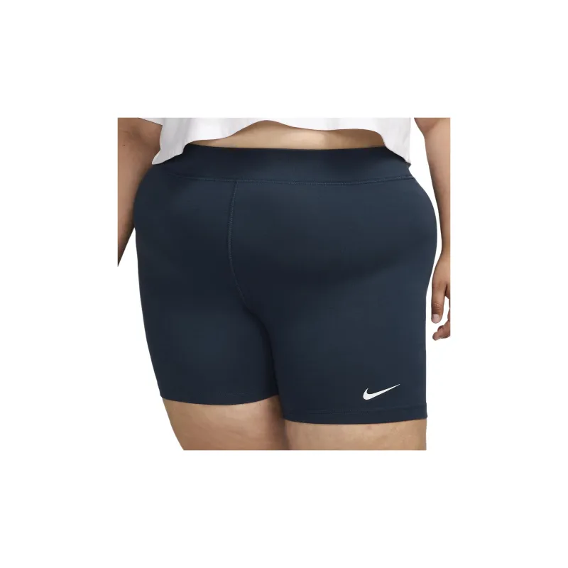 Nike Sportswear Classics Women's High-Waisted 8' Biker Shorts Plus Size Cycling Pants Women's Marine Blue-2
