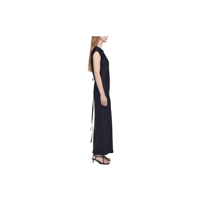 COS Short Sleeved Dress Women's Navy Blue-3