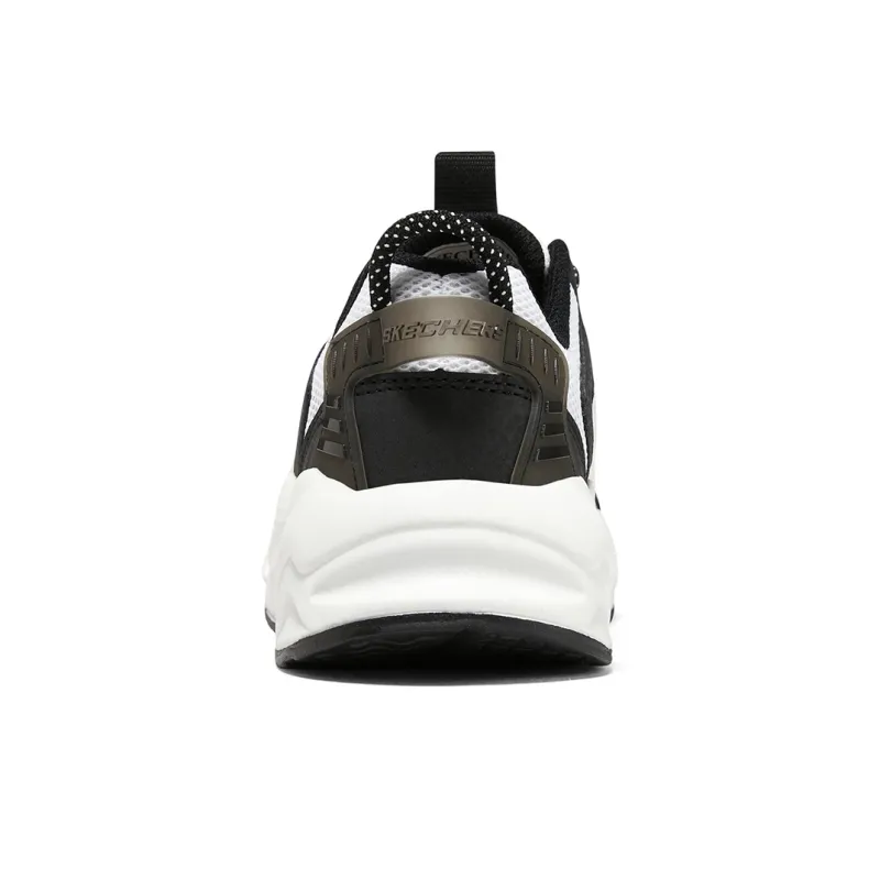 Skechers Ultrasurge Slip Resistant Cushioning Abrasion Resistant Low Top Kids' Running Shoes White Black Teenagers-4