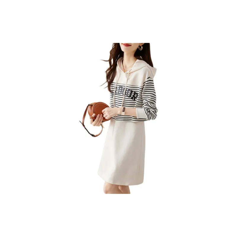 Mo Han Yi Mei Sweatshirt Set Women's Beige Apricot-2