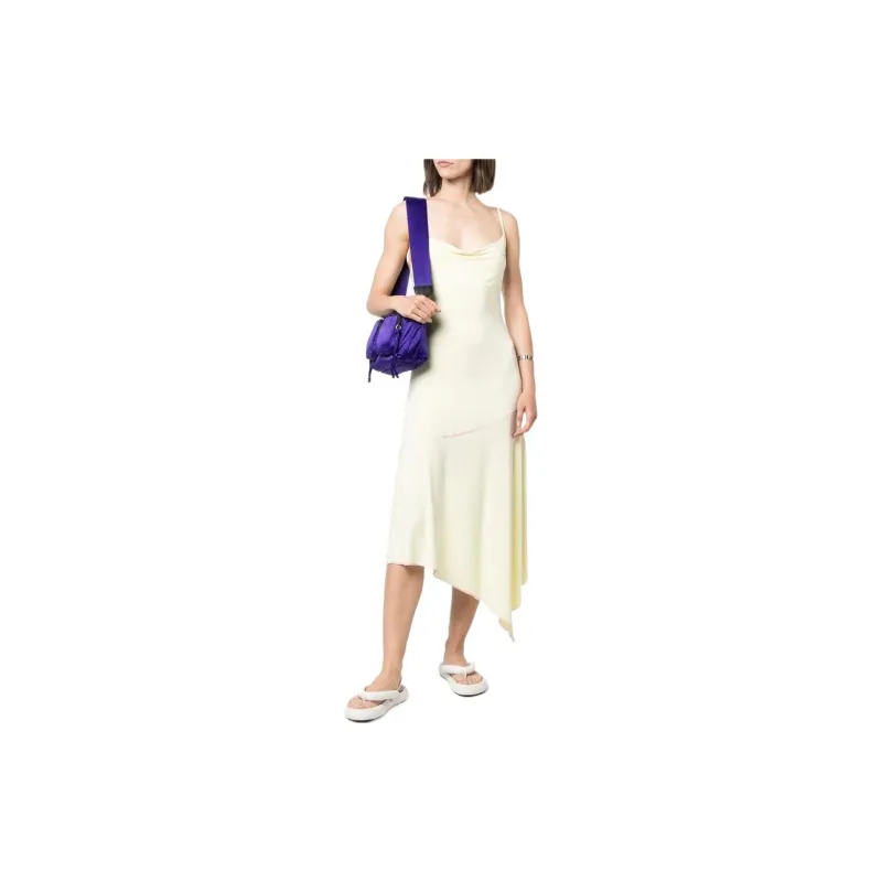 DIESEL Sleeveless Dresses Women's Yellow-3