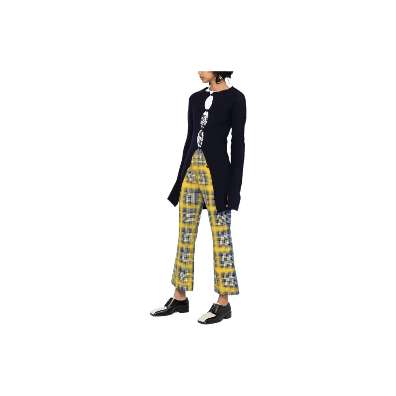 MARNI Cashmere Sweaters Women's Navy Blue-3