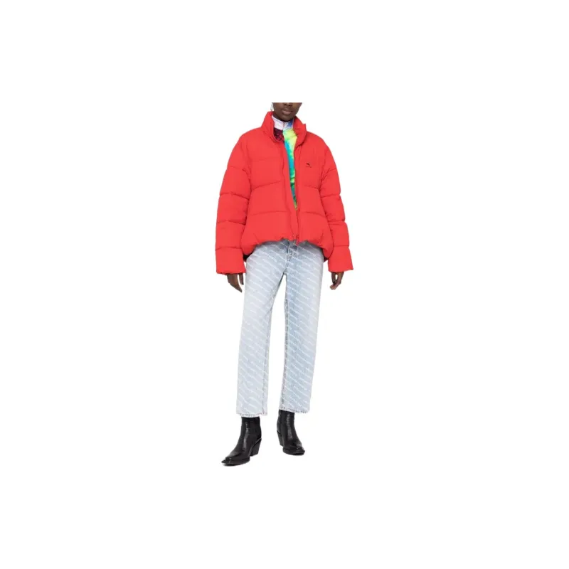 Balenciaga FW22 Jackets Coats Regular Fit Women's Red-1