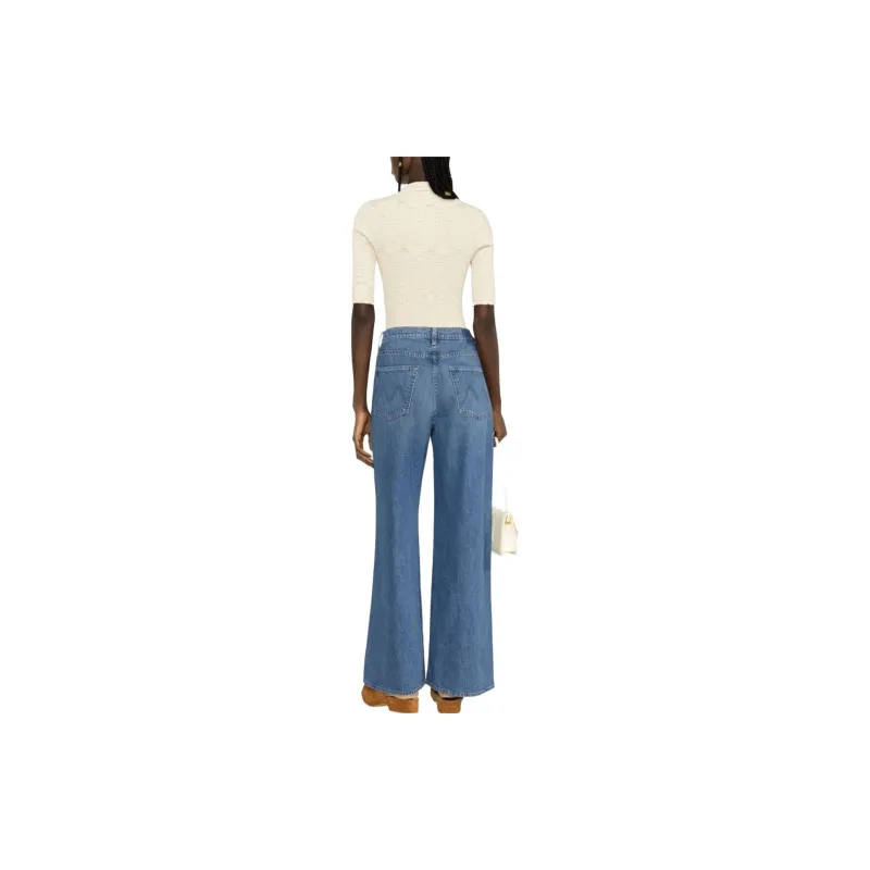 MOTHER The Ditch Roller Sneak Jeans-1