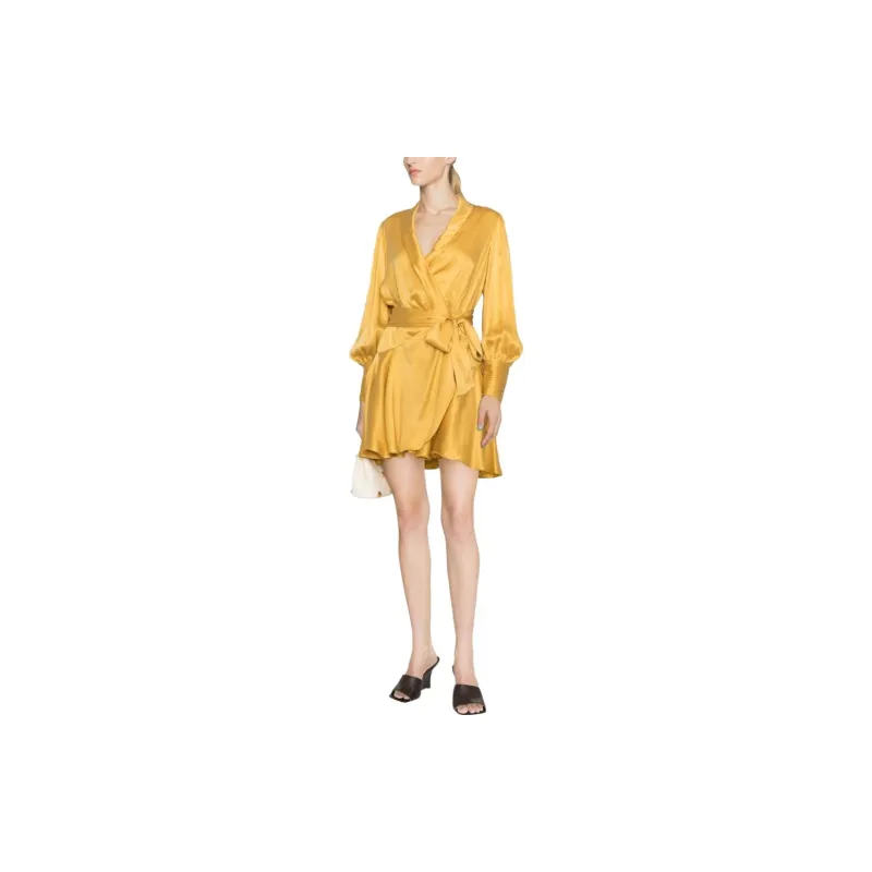 Zimmermann Long-Sleeved Dresses Women's Yellow-1