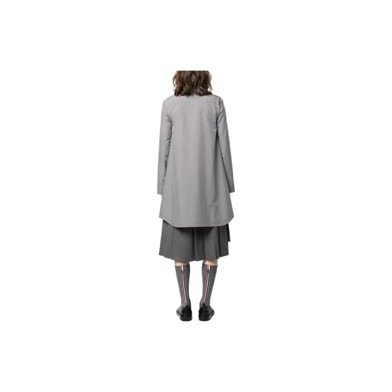 THOM BROWNE Long Sleeved Button Fastened Coat-3