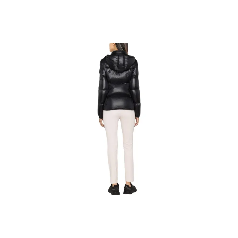 Moncler Fourmine Hooded Quilted Shell Down Jacket Black-2
