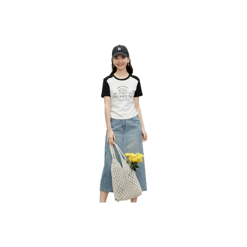 Hopeshow T Shirt Women's Raw White-2