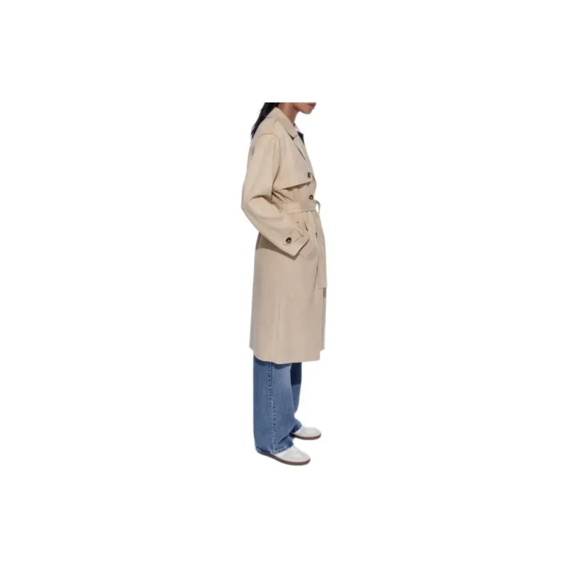 ZARA Trench Coats Women's Beige-4
