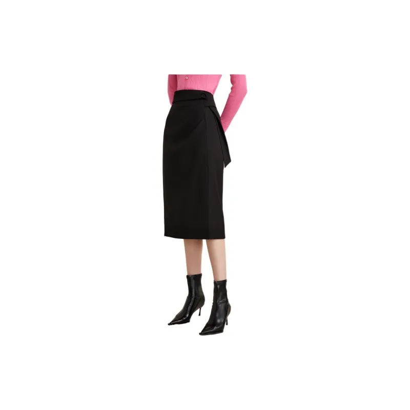 Goodland Casual Long Skirts Women's Black-2