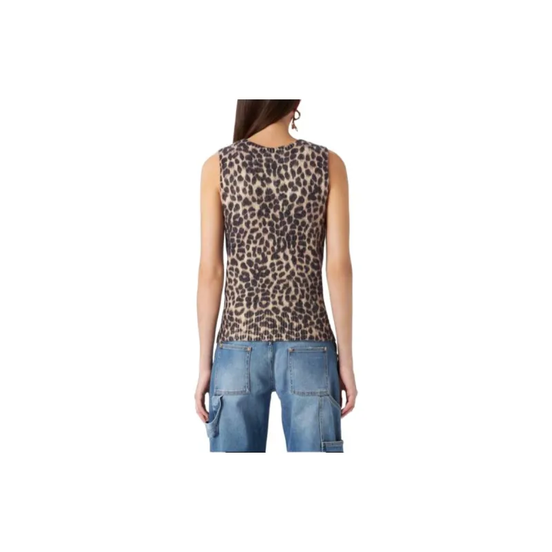 Blumarine Leopard print Tank Top-3