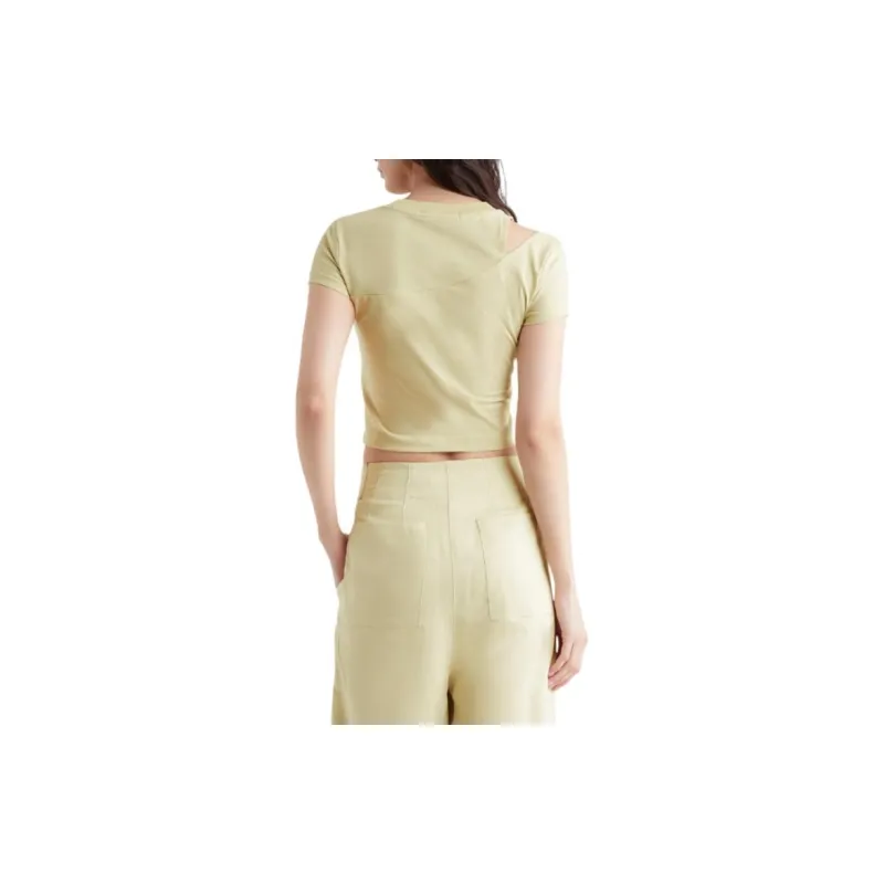 CALVIN KLEIN T Shirt Women's Mist Green-3