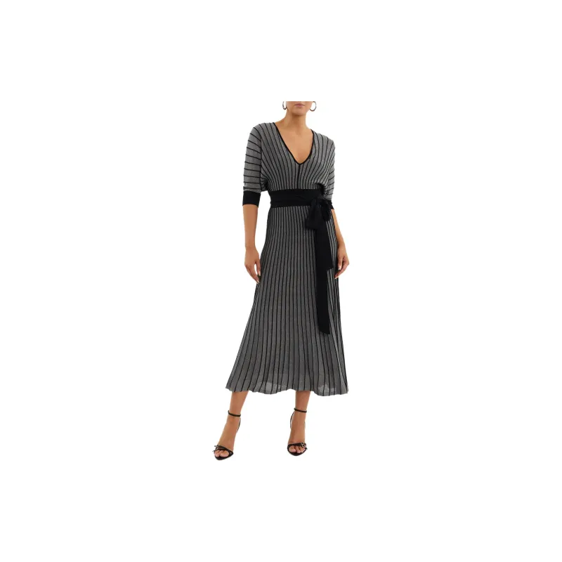 Rebecca Vallance Polina Knitted Midi Dress-1