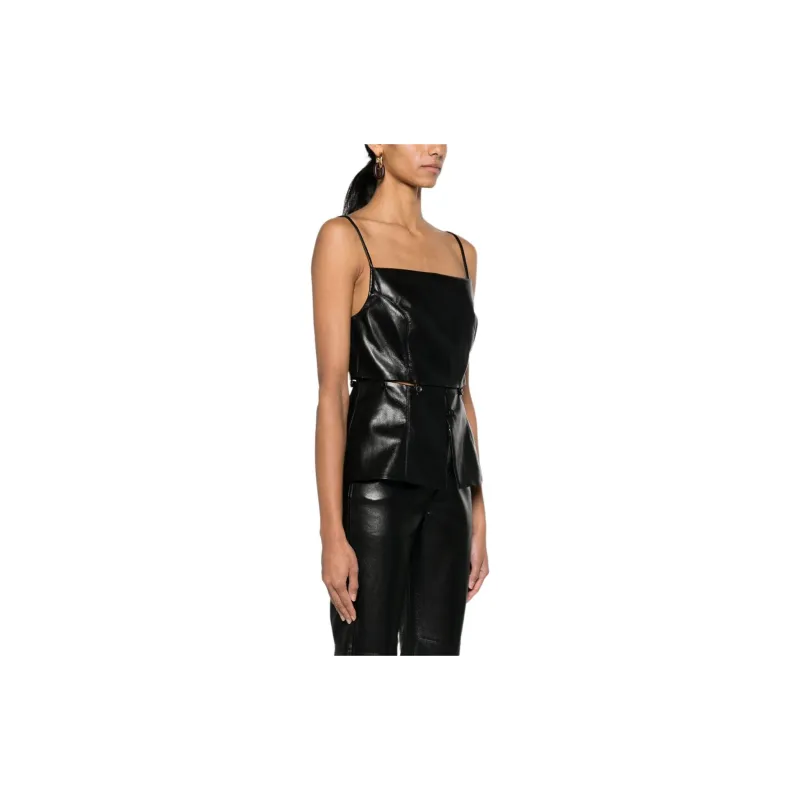 NANUSHKA Tank Tops Women's Black-3